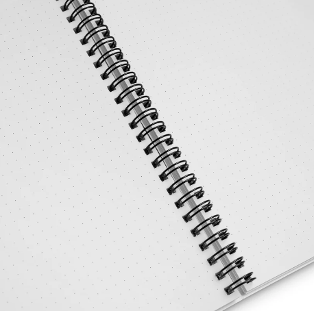 Yoga Spiral notebook - Dominique