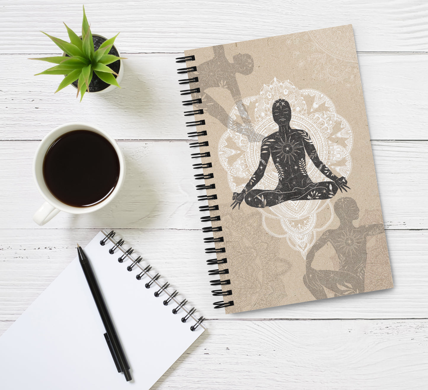 Yoga Spiral notebook - Dominique