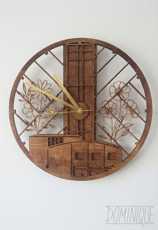 Aarhus Wall Clock - Wildflower Edition - Dominique