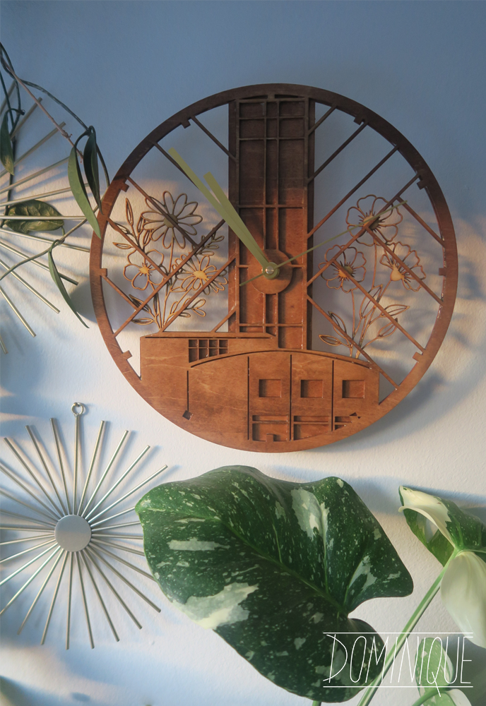 Aarhus Wall Clock - Wildflower Edition - Dominique