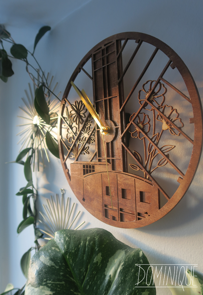 Aarhus Wall Clock - Wildflower Edition - Dominique