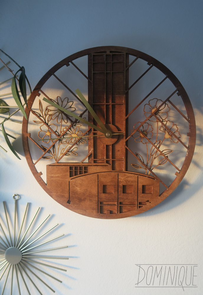 Aarhus Wall Clock - Wildflower Edition - Dominique