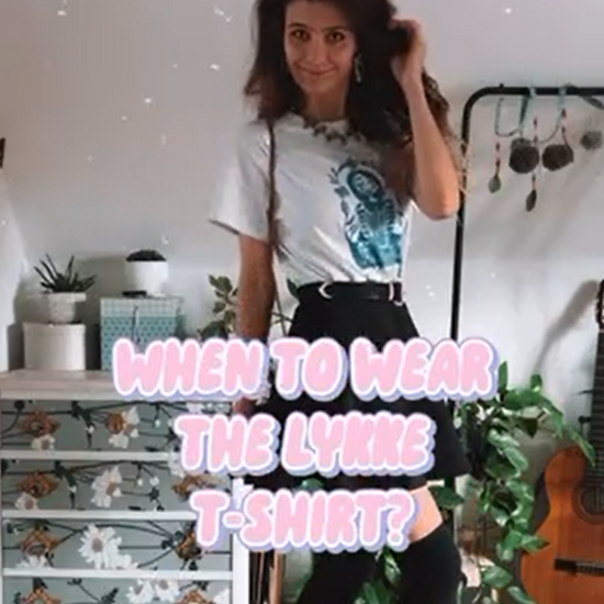 LYKKE t-shirt video

