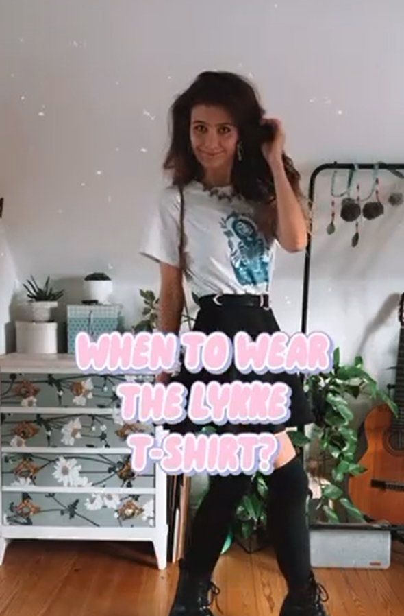 LYKKE t-shirt video
