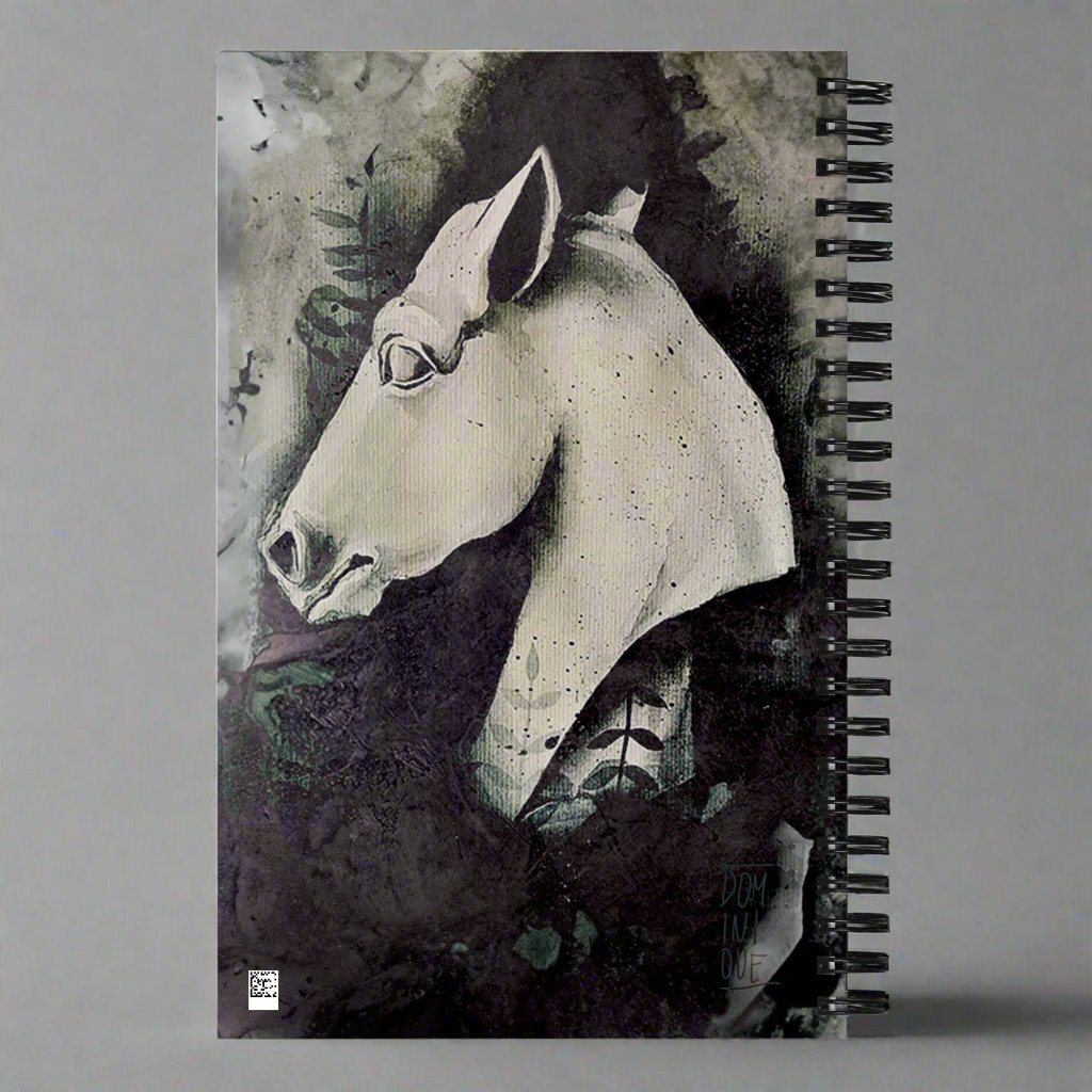 Timeless Ancient Greek Bust Spiral Notebook - Dominique