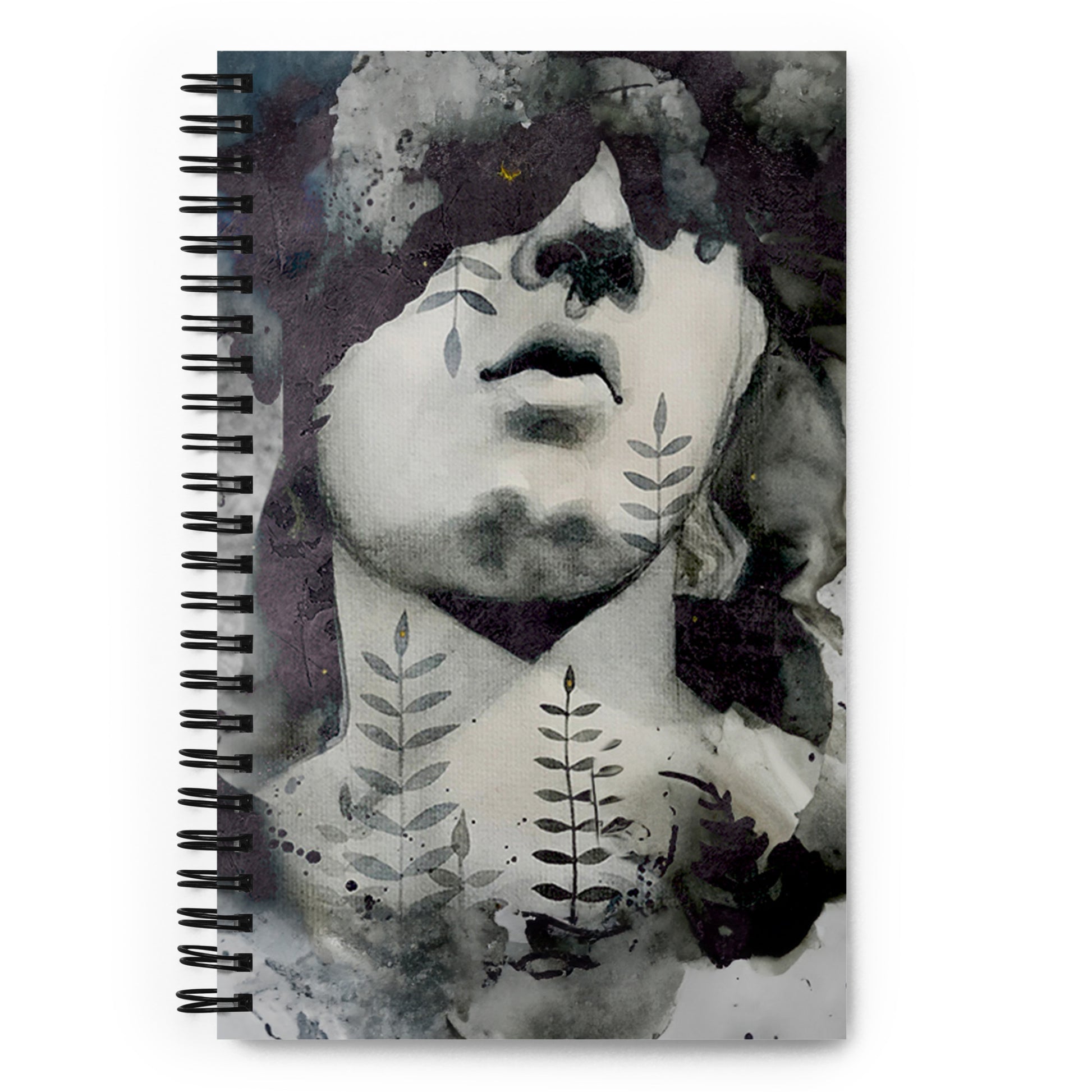 Timeless Ancient Greek Bust Spiral Notebook - Dominique