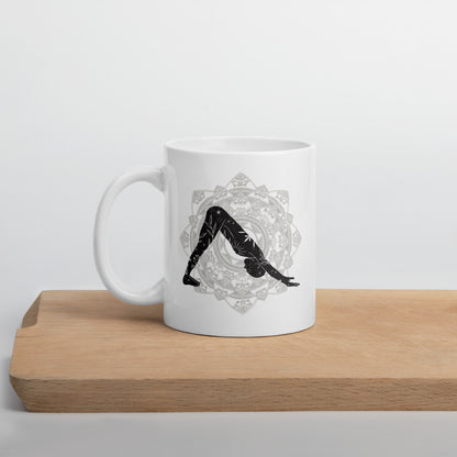 Downward Facing Dog - Yoga Motivational Mug - Dominique