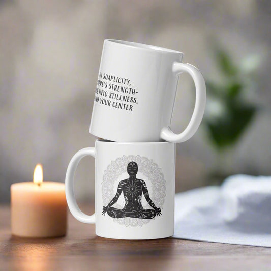 Sukhasana - Yoga Motivational Mug - Dominique