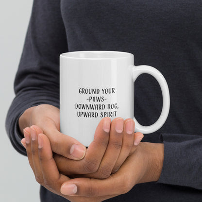 Downward Facing Dog - Yoga Motivational Mug - Dominique