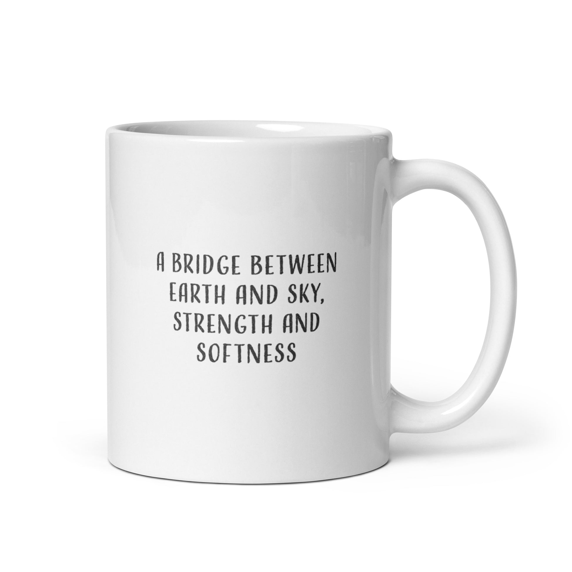 Bridge Pose - Yoga Motivational Mug - Dominique